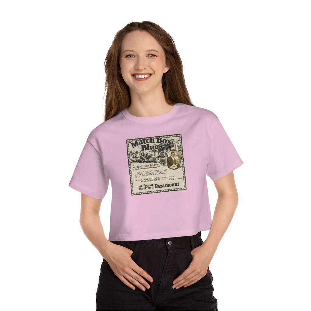 Blind Lemon Jefferson - Champion Women's Heritage Cropped T-Shirt