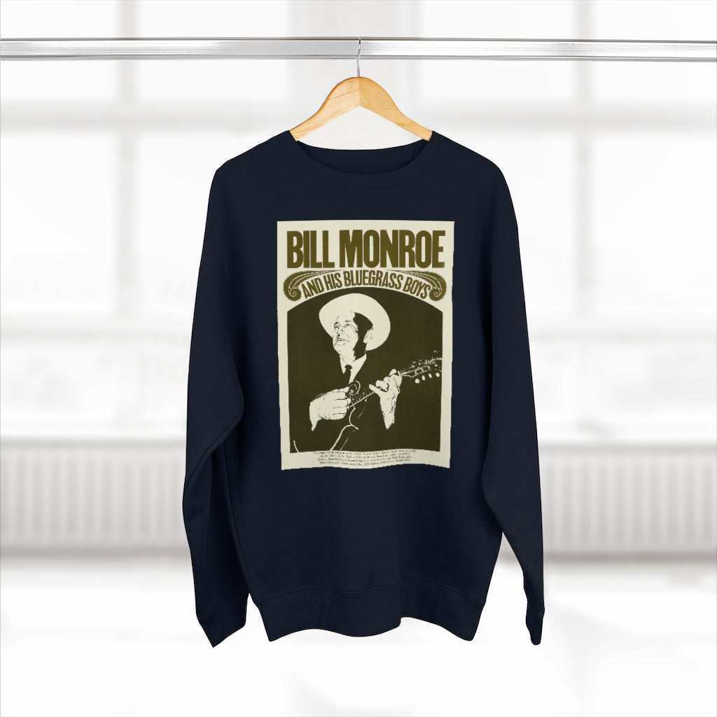 Bill Monroe - Unisex Premium Crewneck Sweatshirt