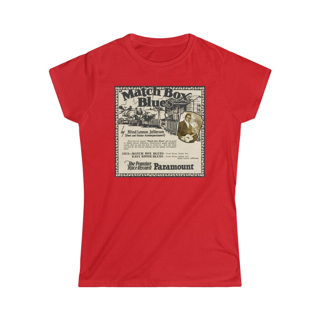 Blind Lemon Jefferson - Women's Softstyle Tee