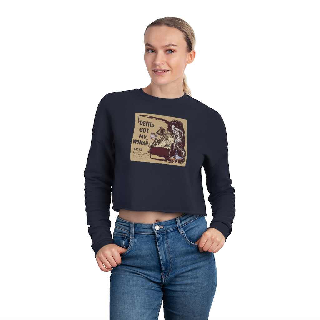 Skip James - Women's Cropped Sweatshirt