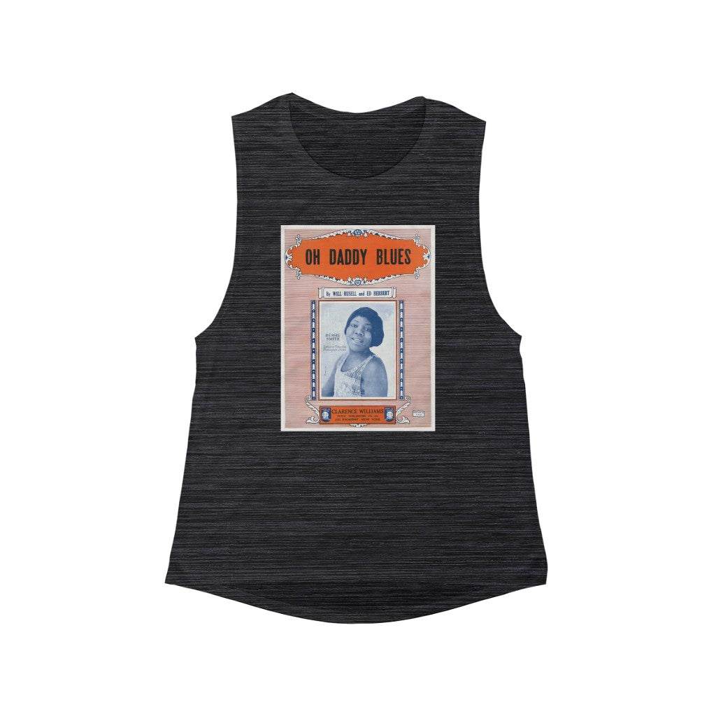 Bessie Smith - Women's Flowy Scoop Muscle Tank