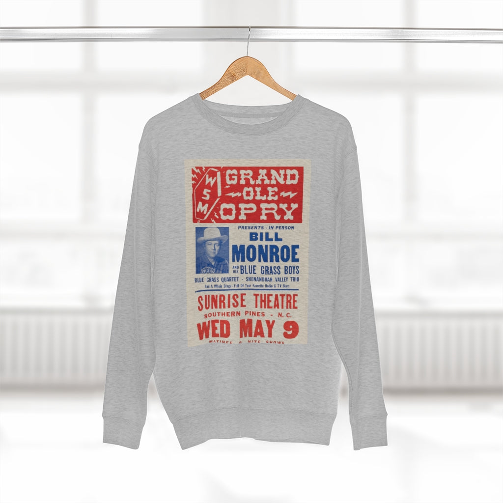 Bill Monroe - Unisex Premium Crewneck Sweatshirt