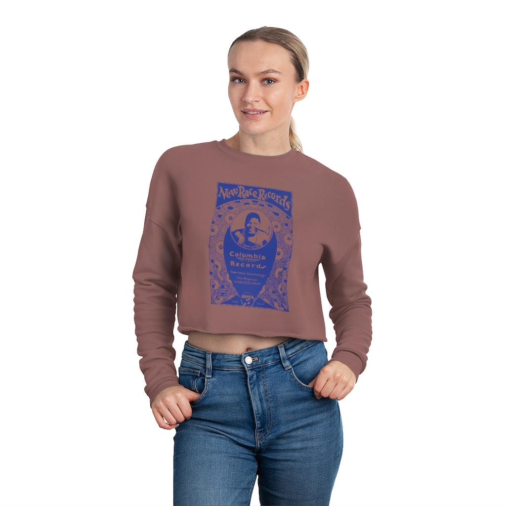 Bessie Smith - Women's Cropped Sweatshirt