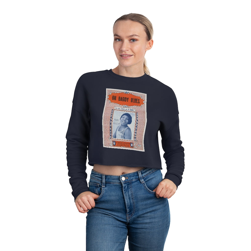 Bessie Smith - Women's Cropped Sweatshirt