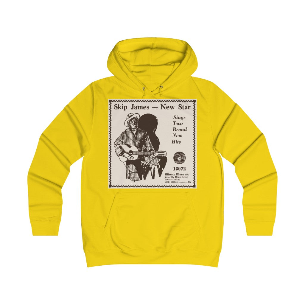 Skip James - Girlie College Hoodie