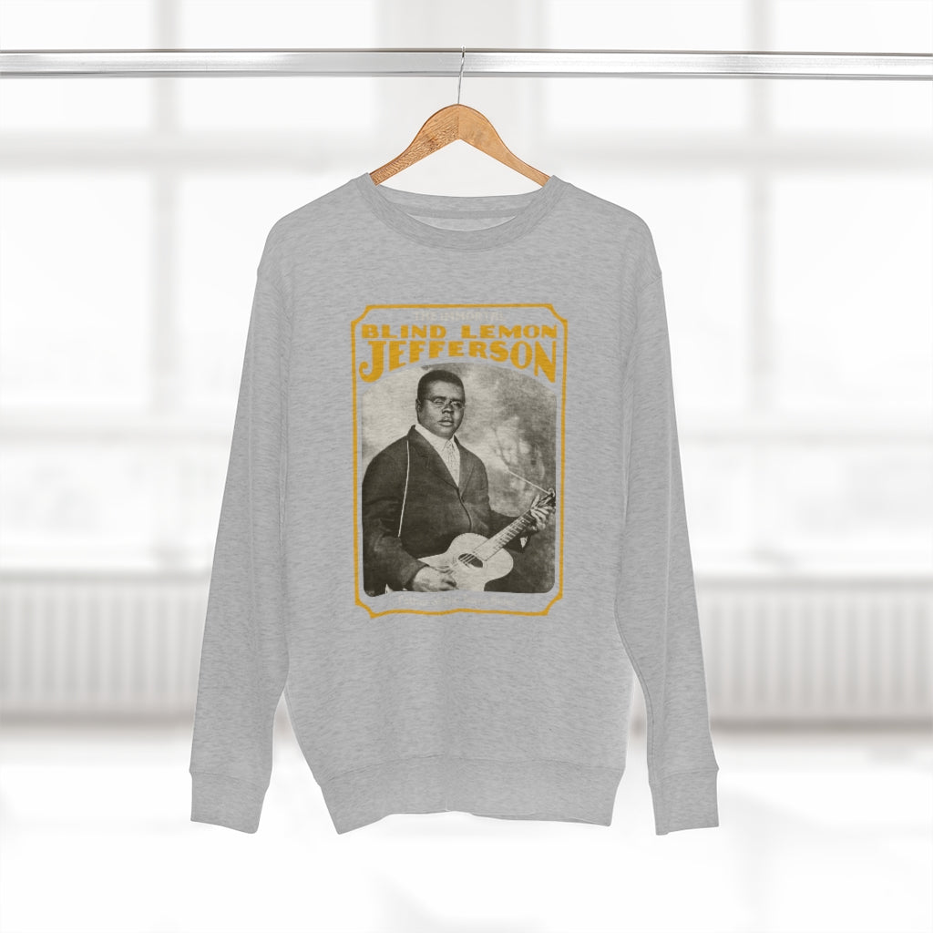 Blind Lemon Jefferson - Unisex Premium Crewneck Sweatshirt