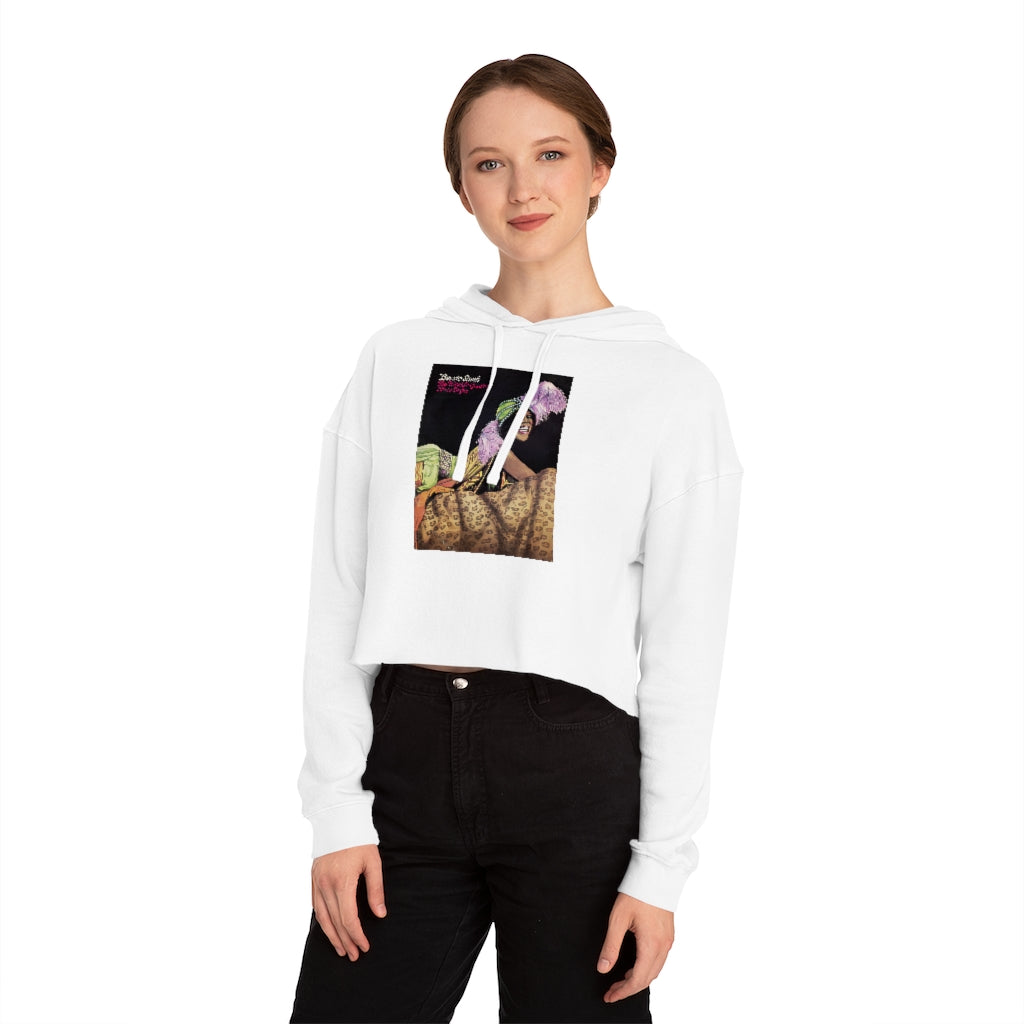 Bessie Smith - Women's Cropped Hooded Sweatshirt