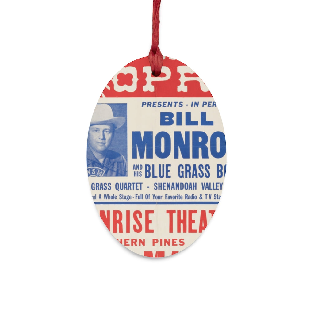 Bill Monroe - Wooden Ornaments