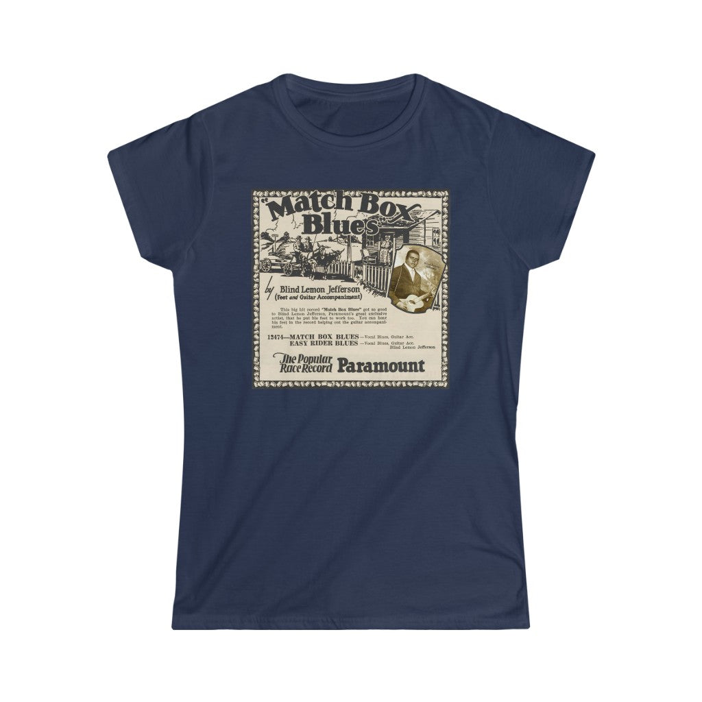 Blind Lemon Jefferson - Women's Softstyle Tee