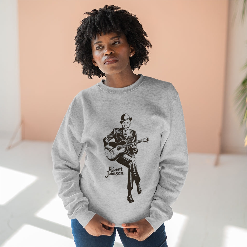 Robert Johnson - Unisex Premium Crewneck Sweatshirt