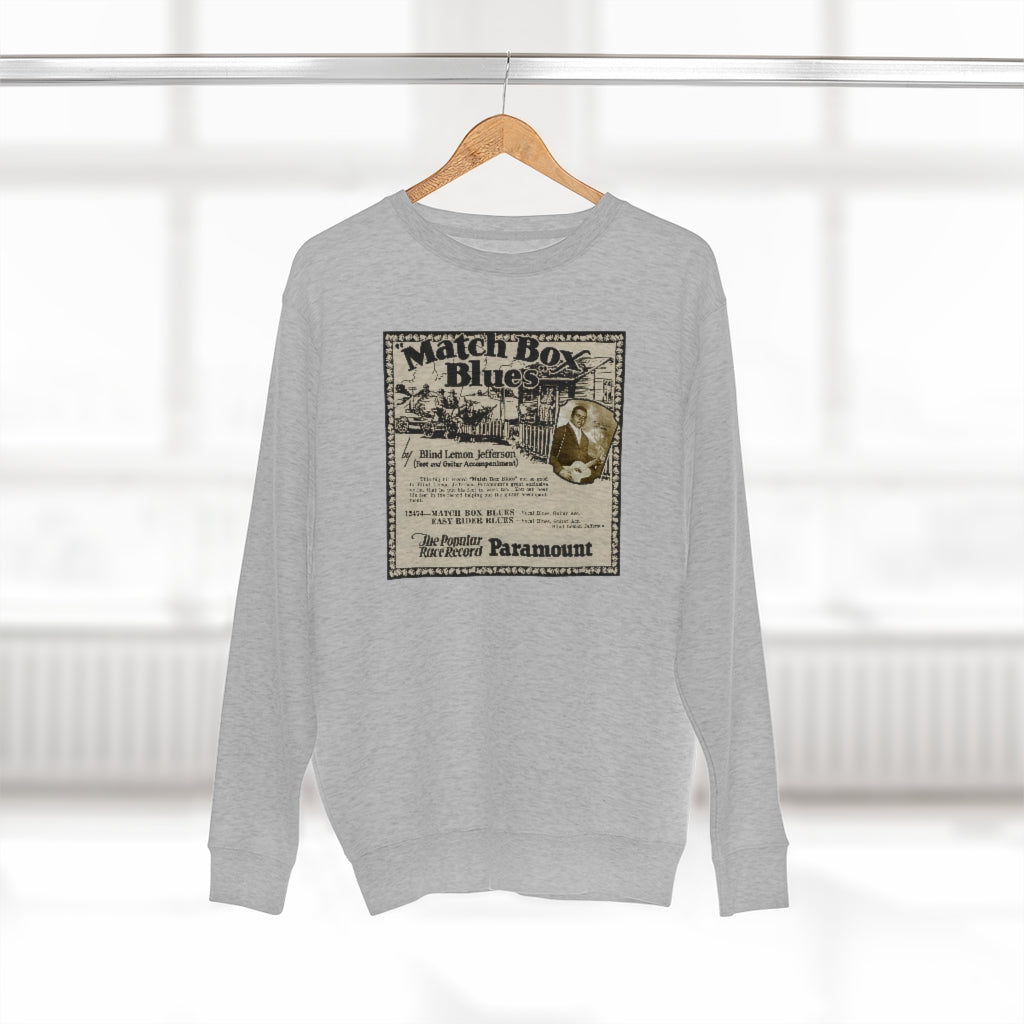 Blind Lemon Jefferson - Unisex Premium Crewneck Sweatshirt