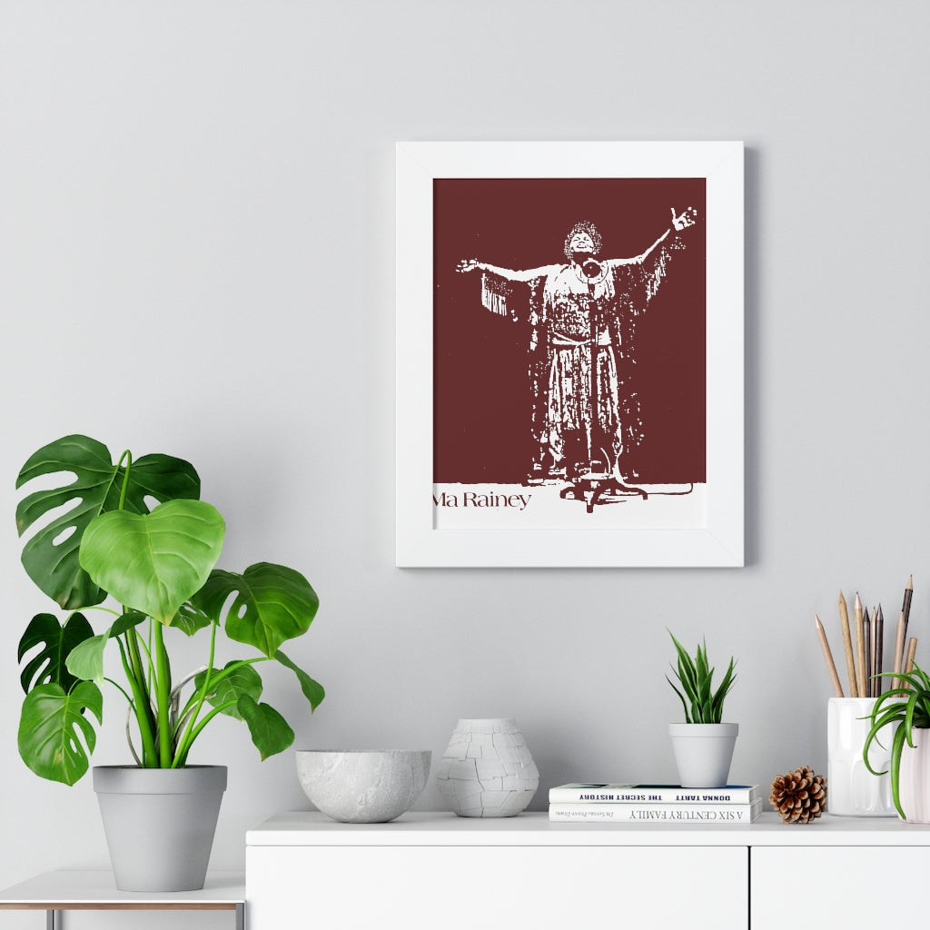 Ma Rainey - Framed Vertical Poster