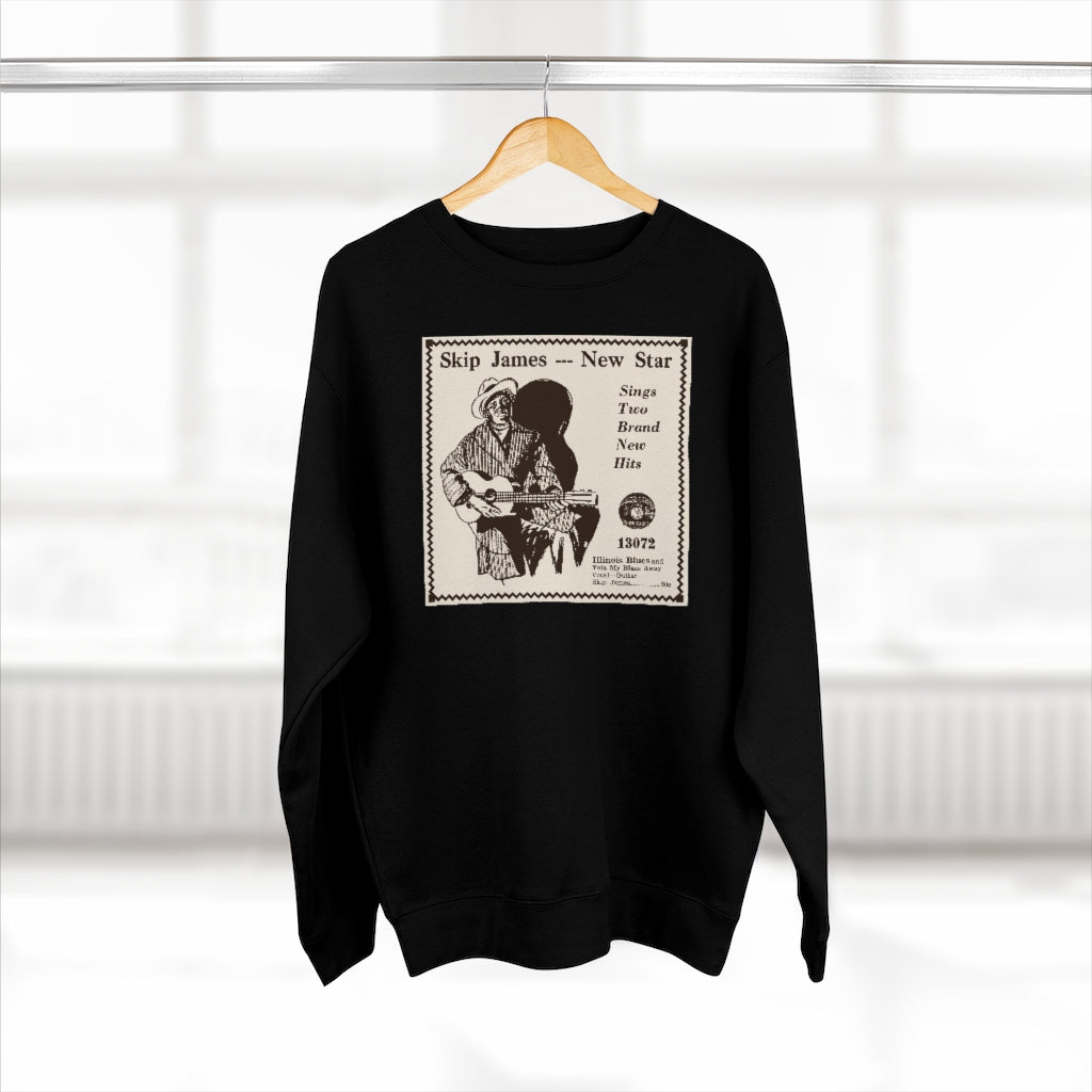 Skip James - Unisex Premium Crewneck Sweatshirt