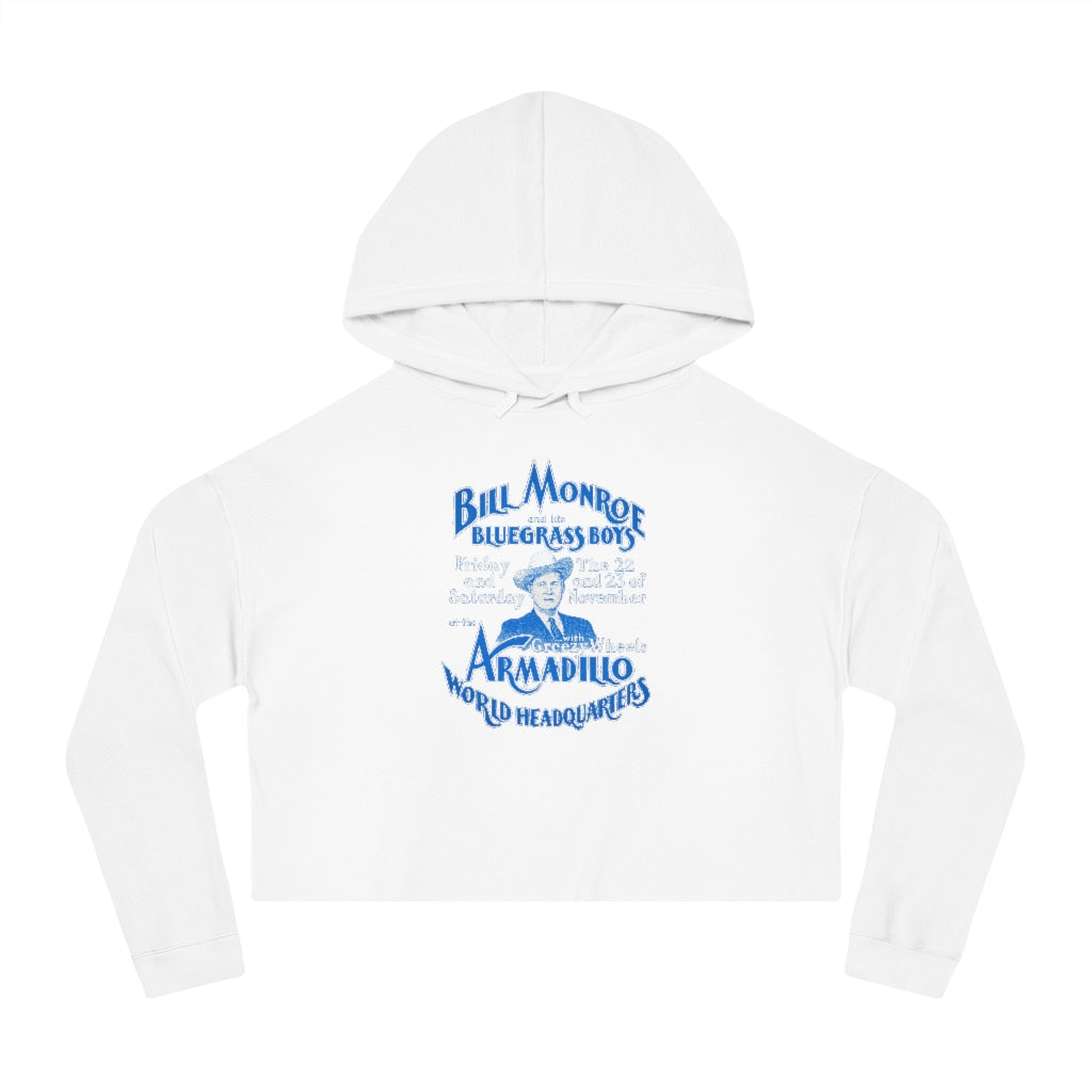 Bill Monroe - Women's Cropped Hooded Sweatshirt