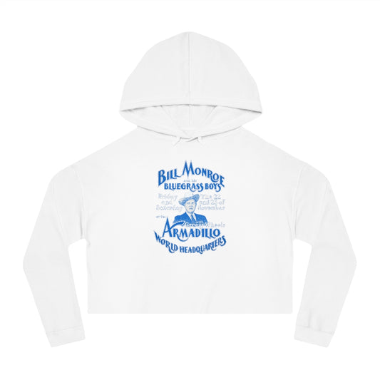 Bill Monroe - Women's Cropped Hooded Sweatshirt