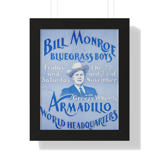 Bill Monroe - Framed Vertical Poster