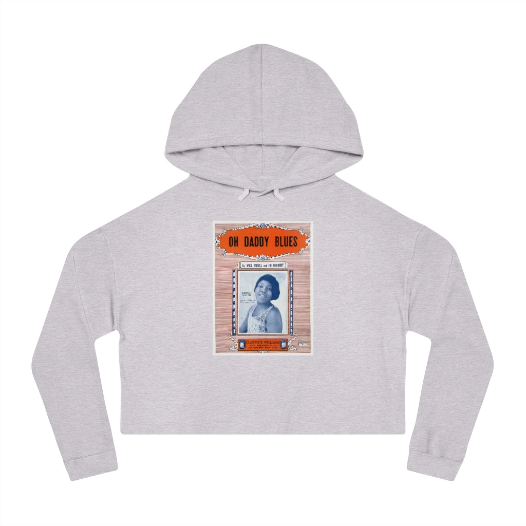 Bessie Smith - Women's Cropped Hooded Sweatshirt