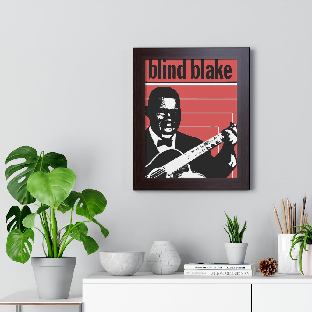 Blind Blake - Framed Vertical Poster