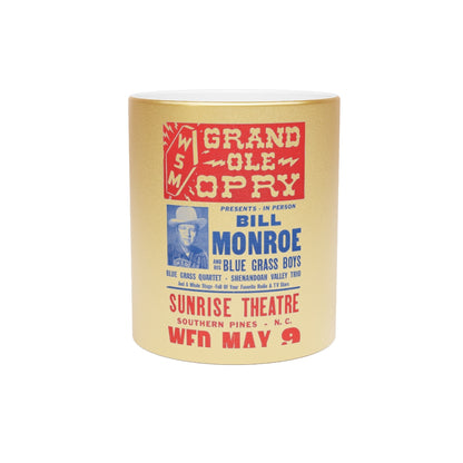 Bill Monroe - Metallic Mug (Silver or Gold)