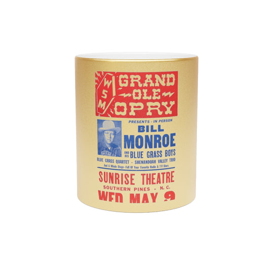 Bill Monroe - Metallic Mug (Silver or Gold)