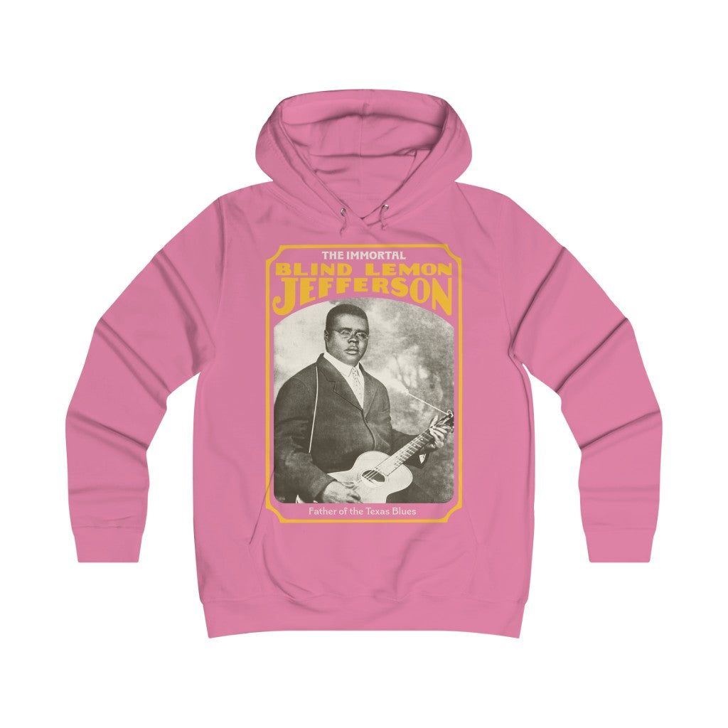 Blind Lemon Jefferson - Girlie College Hoodie