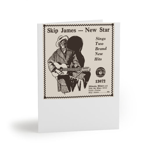 Skip James - Greeting cards (8, 16, and 24 pcs)