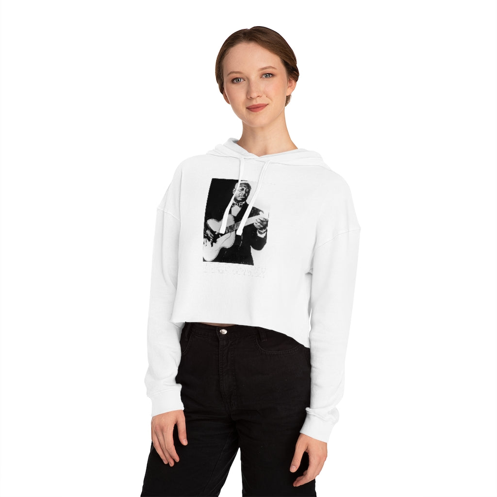 Leadbelly - Women's Cropped Hooded Sweatshirt