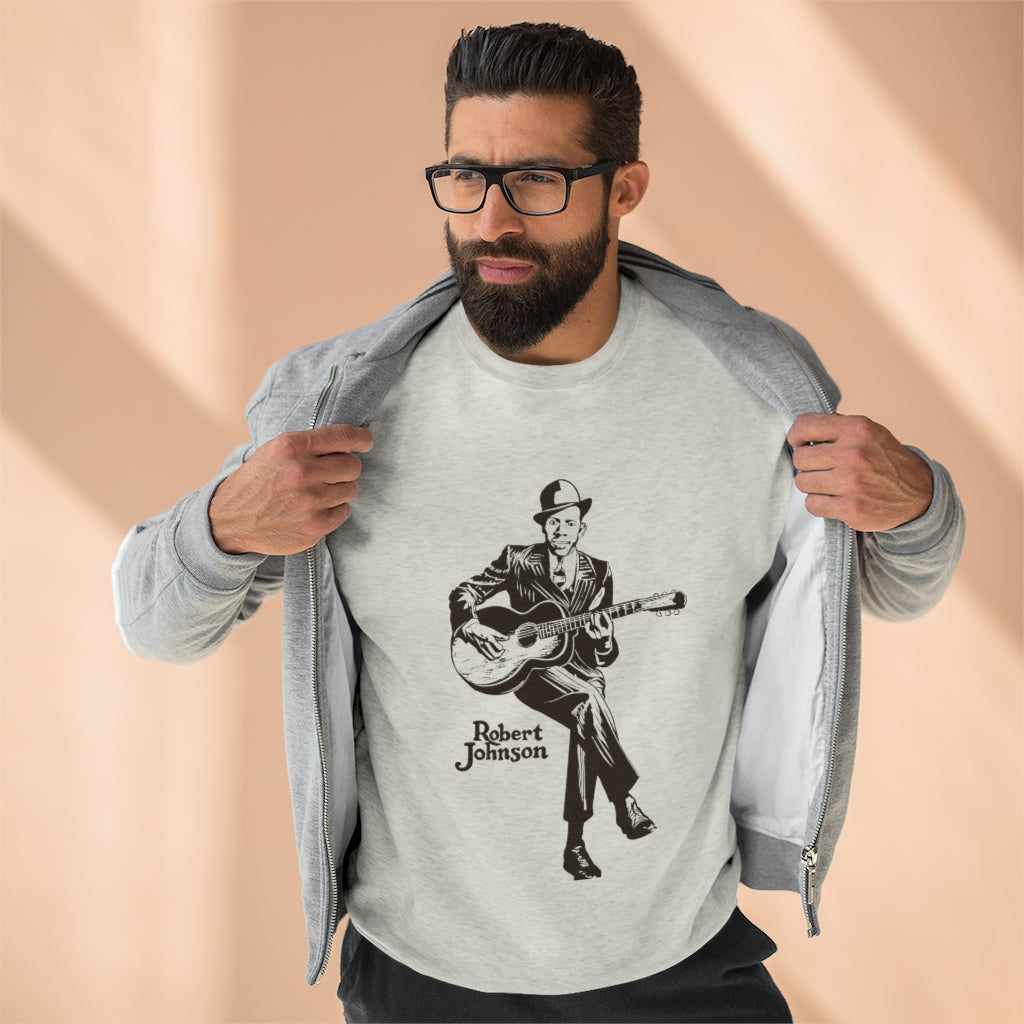 Robert Johnson - Unisex Premium Crewneck Sweatshirt