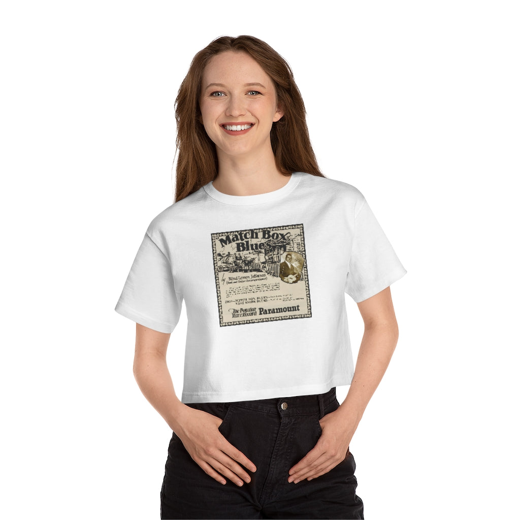 Blind Lemon Jefferson - Champion Women's Heritage Cropped T-Shirt