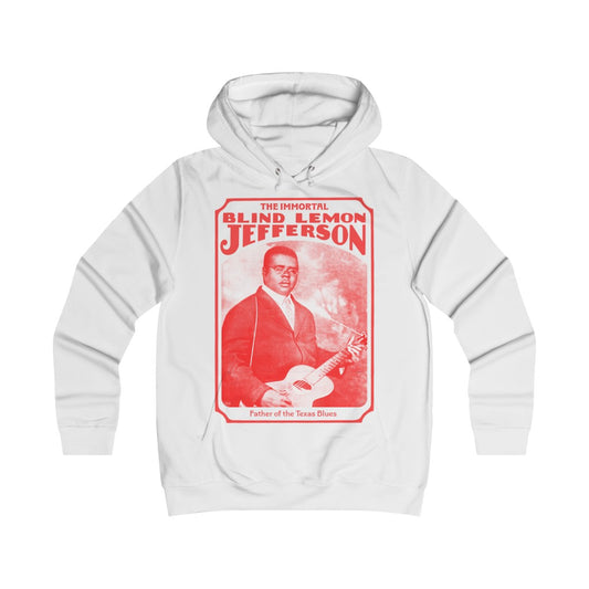 Blind Lemon Jefferson - Girlie College Hoodie