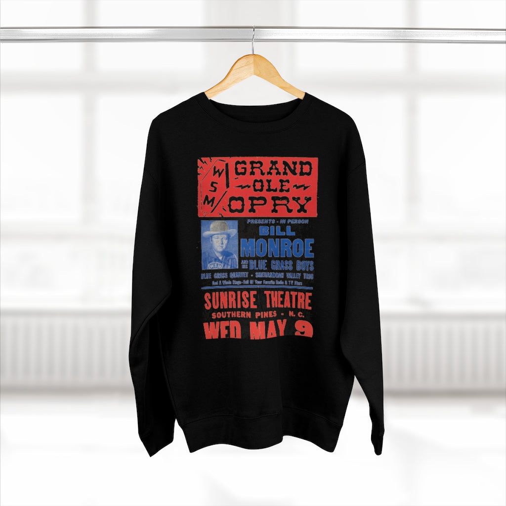 Bill Monroe - Unisex Premium Crewneck Sweatshirt