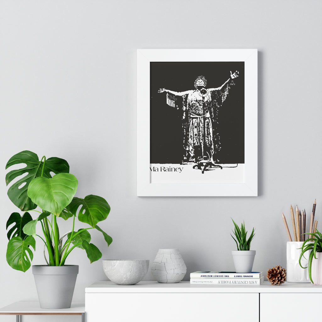 Ma Rainey - Framed Vertical Poster