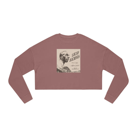 Skip James - Women's Cropped Sweatshirt