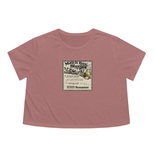 Blind Lemon Jefferson - Women's Flowy Cropped Teeed Tee