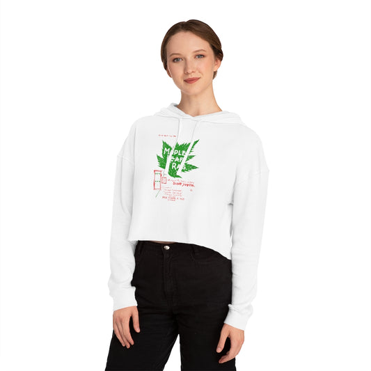 Scott Joplin - Women's Cropped Hooded Sweatshirt