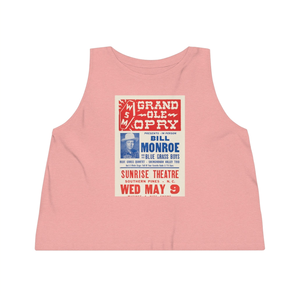 Bill Monroe - Women's Dancer Cropped Tank Top