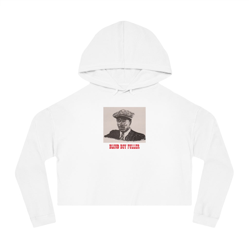 Blind Boy Fuller - Women's Cropped Hooded Sweatshirt