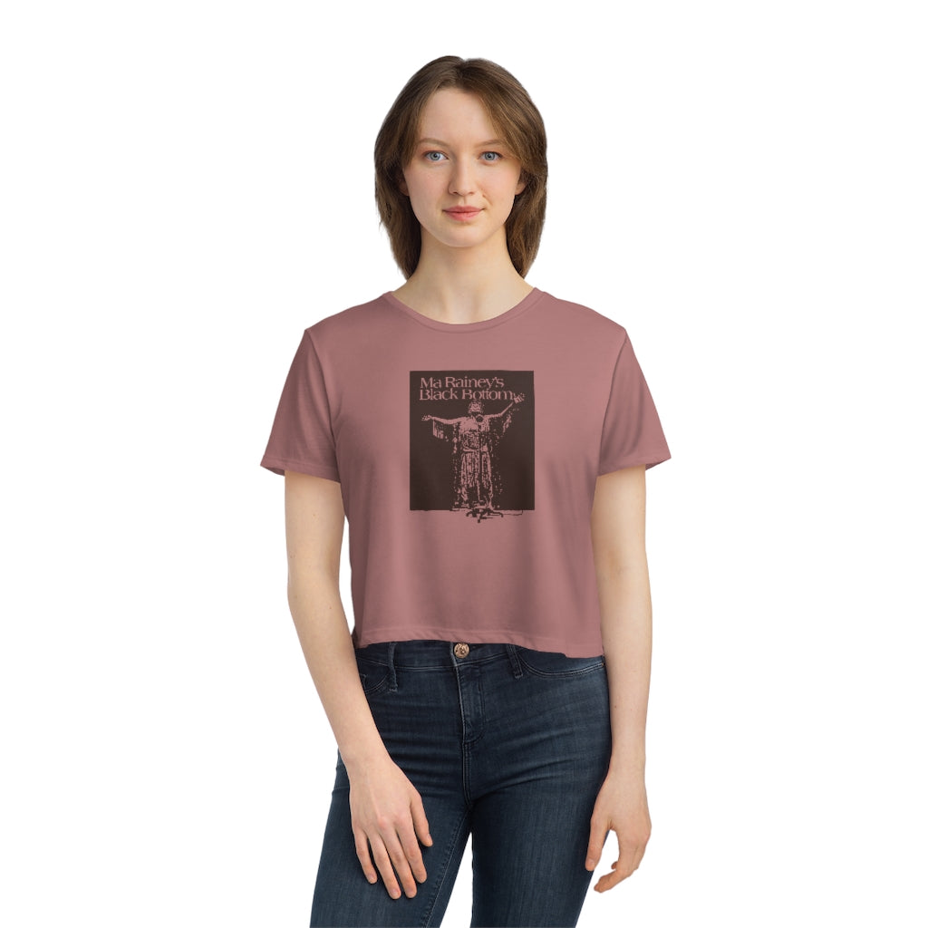 Ma Rainey - Women's Flowy Cropped Teeed Tee