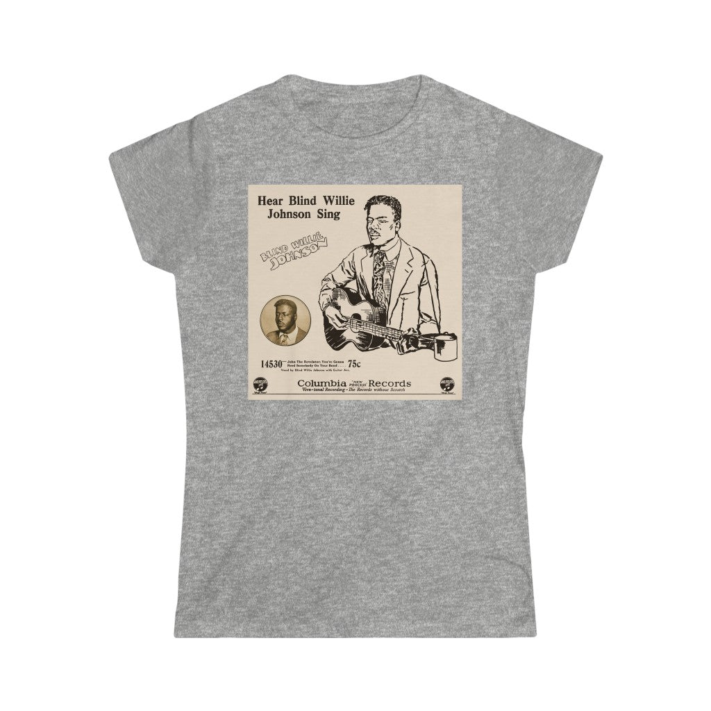 Blind Willie Johnson - Women's Softstyle Tee