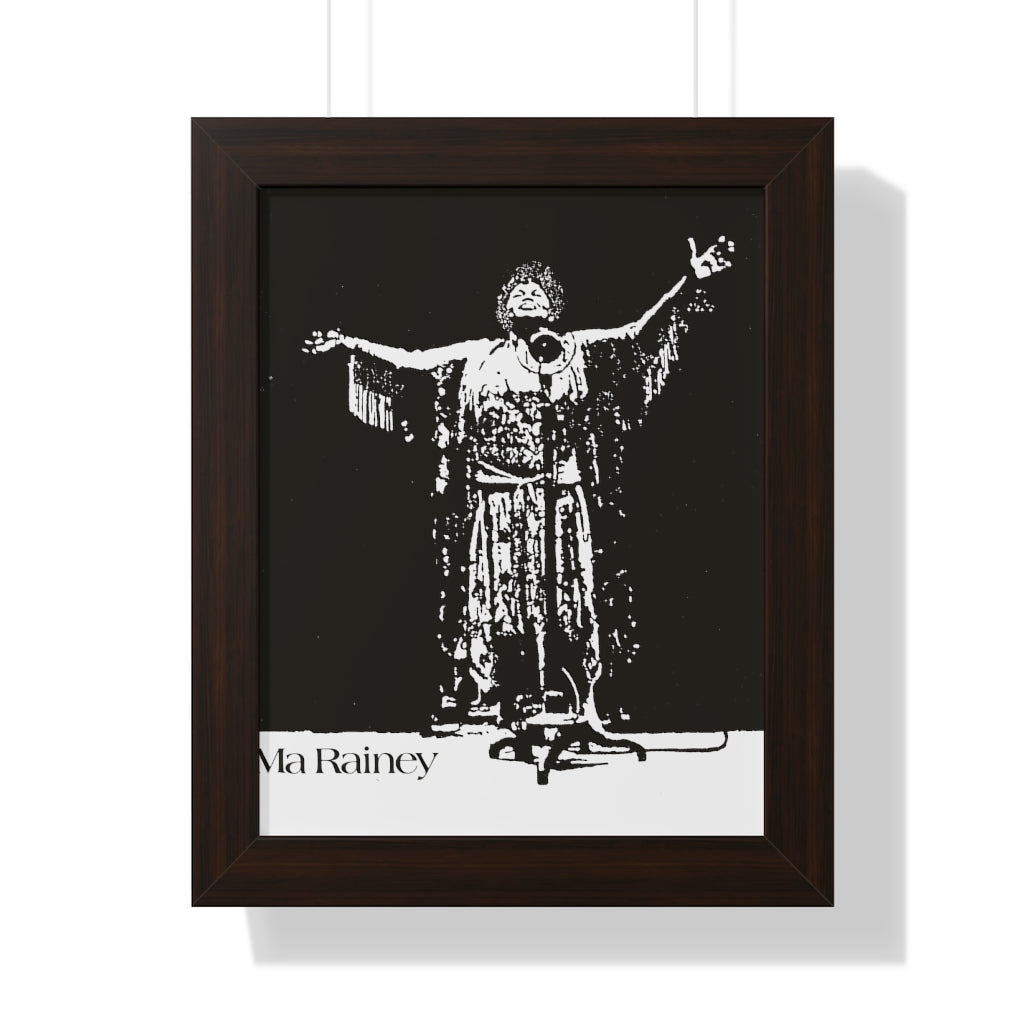 Ma Rainey - Framed Vertical Poster