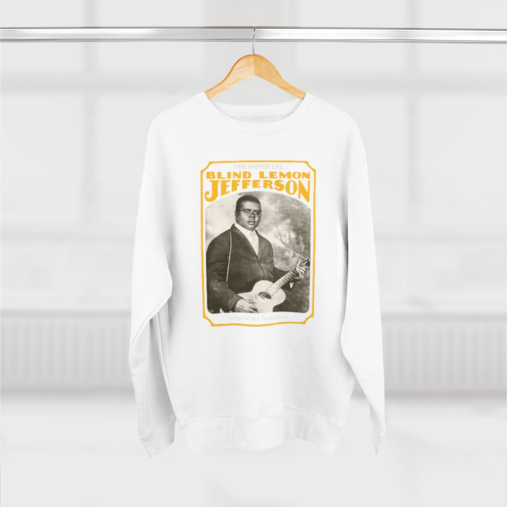 Blind Lemon Jefferson - Unisex Premium Crewneck Sweatshirt