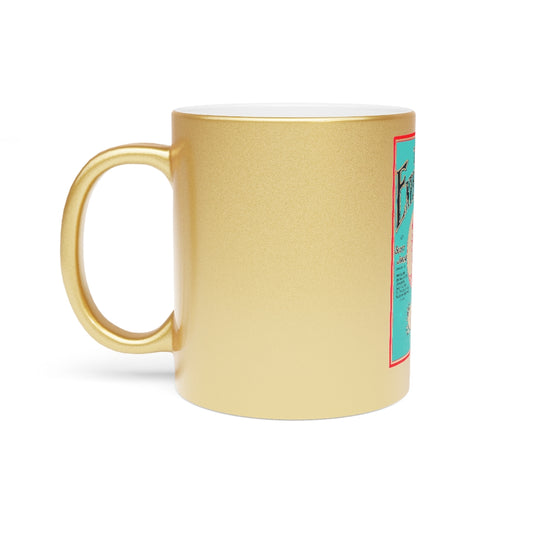 Scott Joplin - Metallic Mug (Silver or Gold)