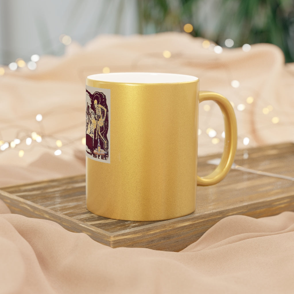 Skip James - Metallic Mug (Silver or Gold)