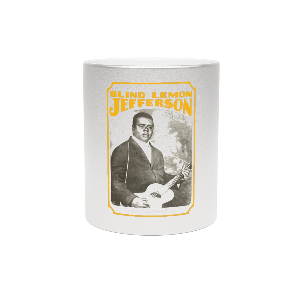 Blind Lemon Jefferson - Metallic Mug (Silver or Gold)