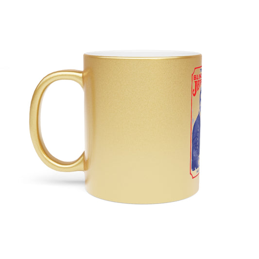 Blind Lemon Jefferson - Metallic Mug (Silver or Gold)