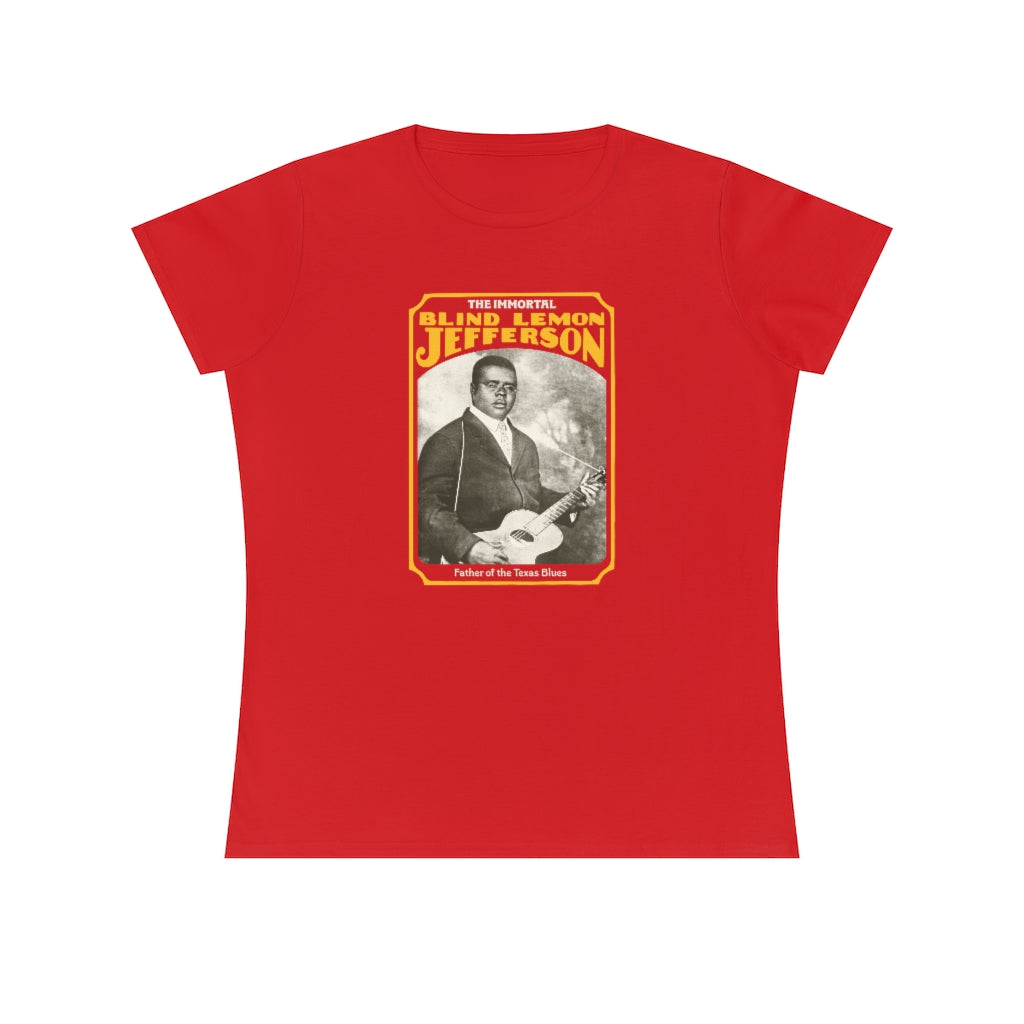 Blind Lemon Jefferson - Ladies' Premium Cotton T-Shirt