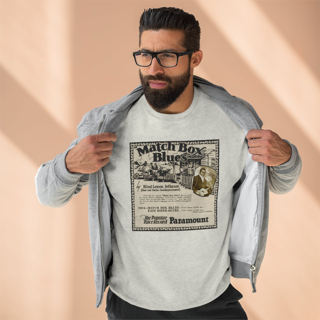 Blind Lemon Jefferson - Unisex Premium Crewneck Sweatshirt