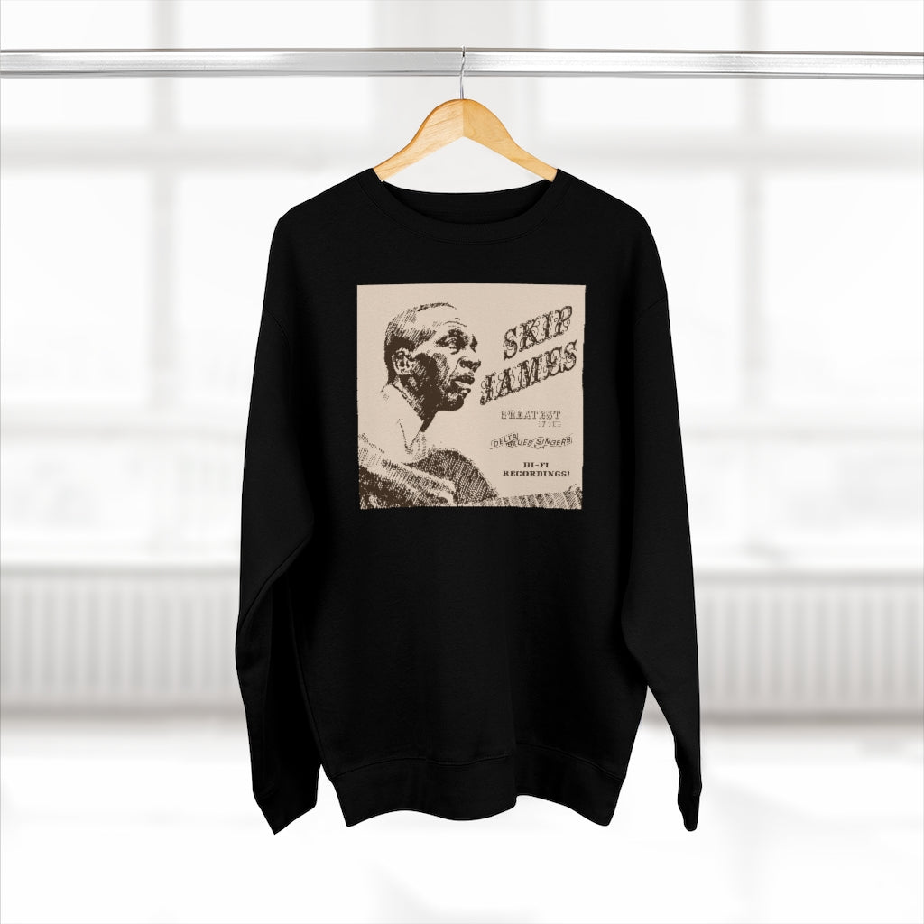 Skip James - Unisex Premium Crewneck Sweatshirt