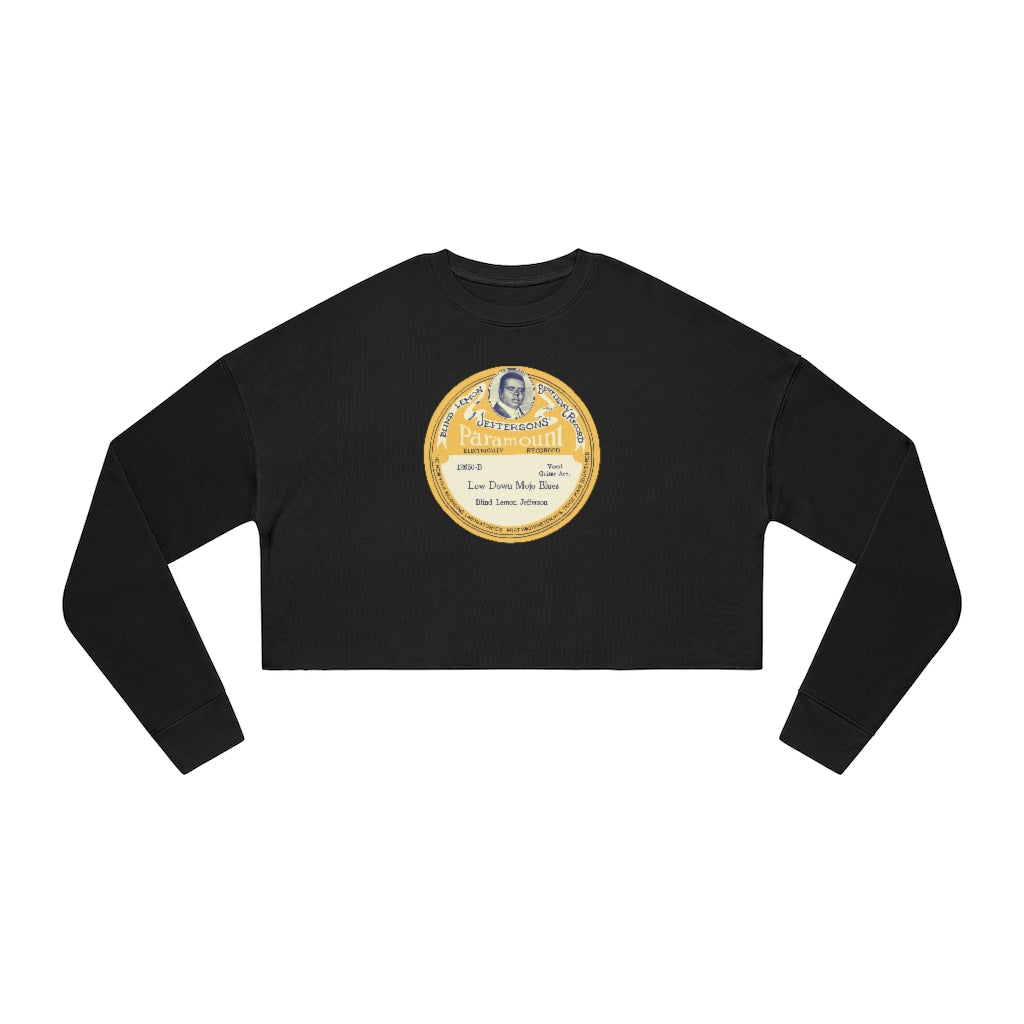 Blind Lemon Jefferson - Women's Cropped Sweatshirt