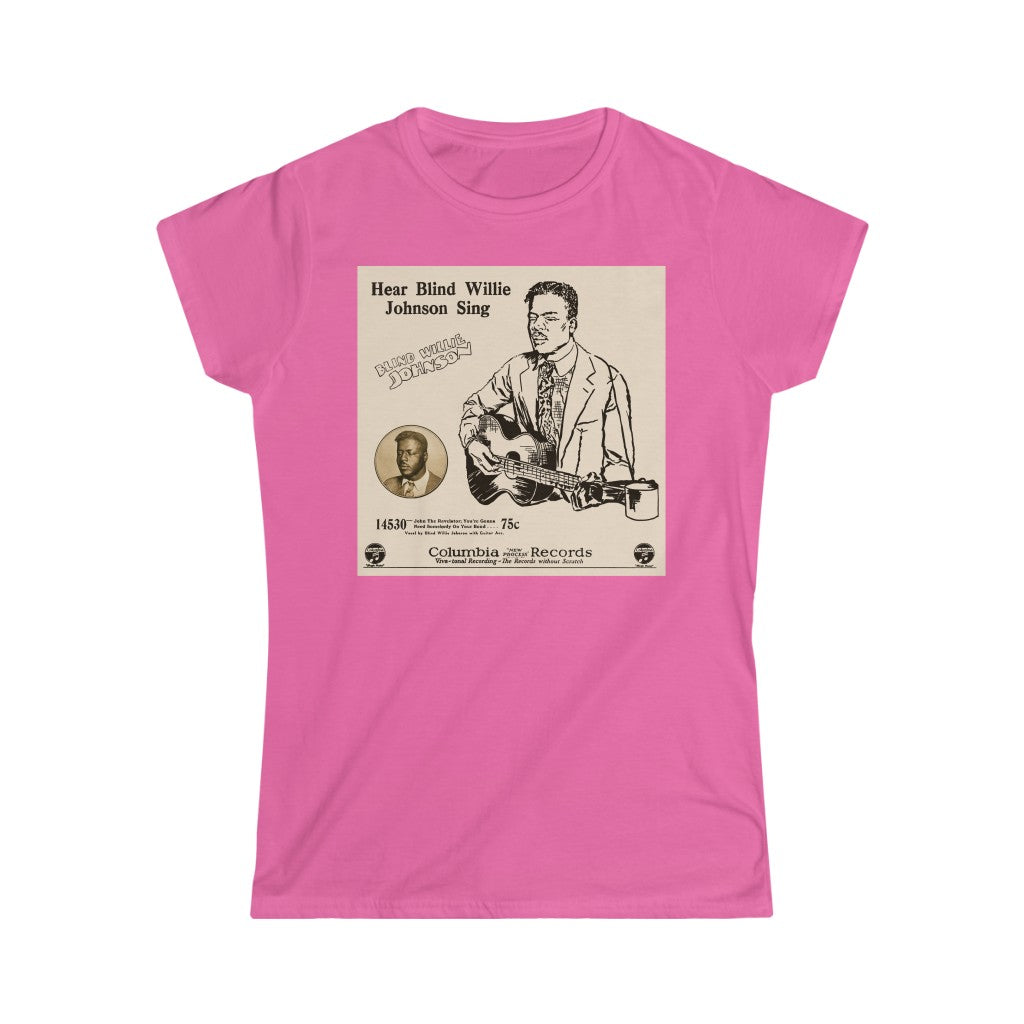 Blind Willie Johnson - Women's Softstyle Tee